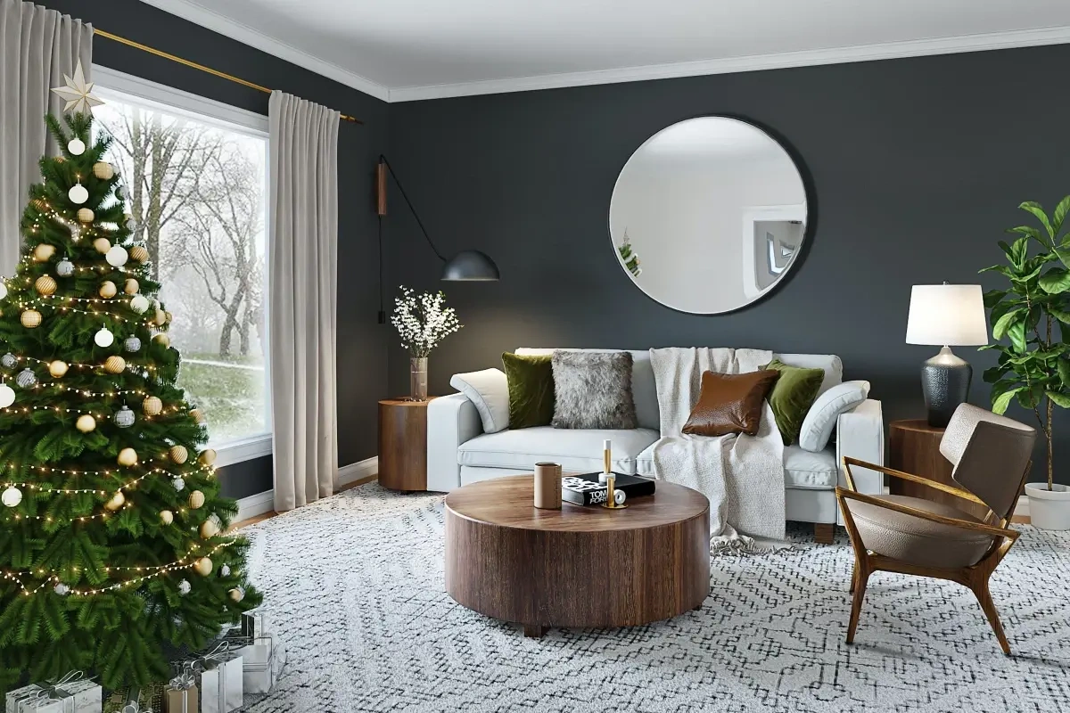 Indret stuen så den emmer af jul og klasse med disse 6 tips